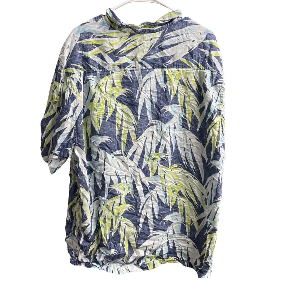 Tommy Bahama 100% Linen Tropical Button-Up Shirt โ XXL - Picture 2 of 5